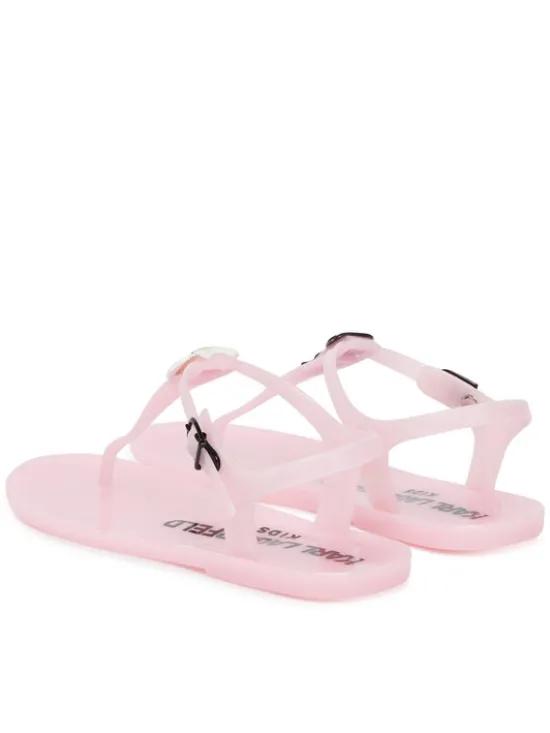 KARL LAGERFELD Sandały Z31173 S Różowy