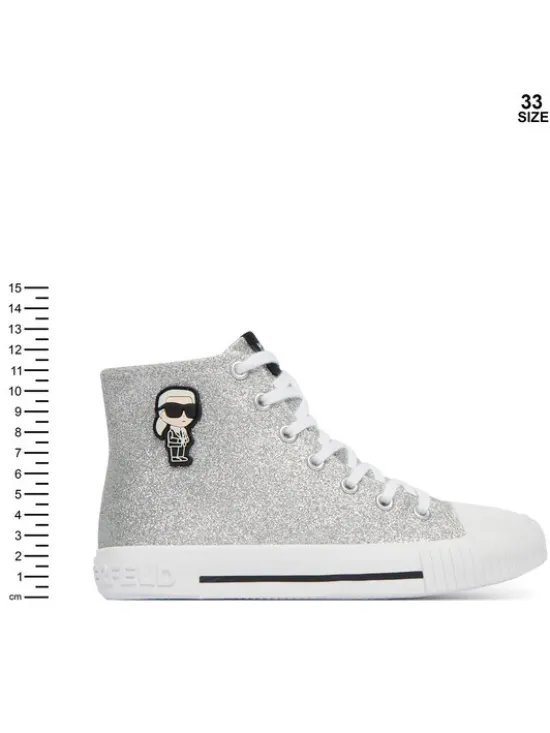 KARL LAGERFELD Trampki Z31171 M Szary
