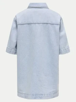 Kids ONLY Sukienka jeansowa Sophie 15344561 Niebieski Oversize