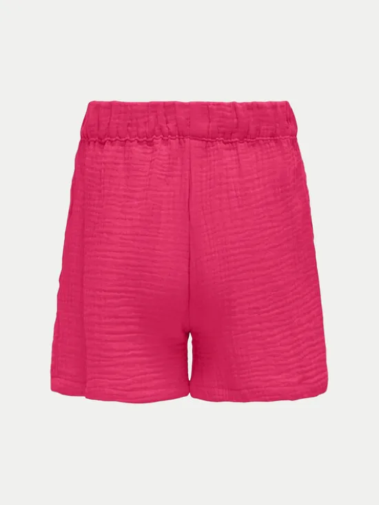 Kids ONLY Szorty materiałowe Thyra 15293680 Różowy Regular Fit