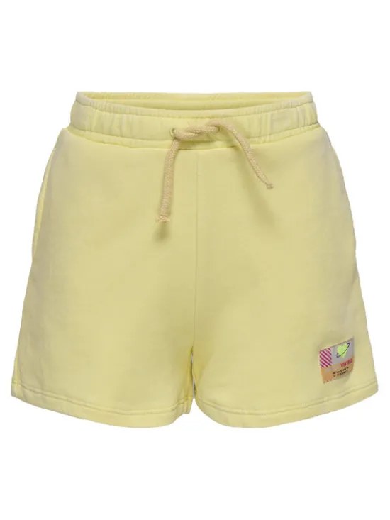 Kids ONLY Szorty sportowe Minna 15347958 Żółty Regular Fit