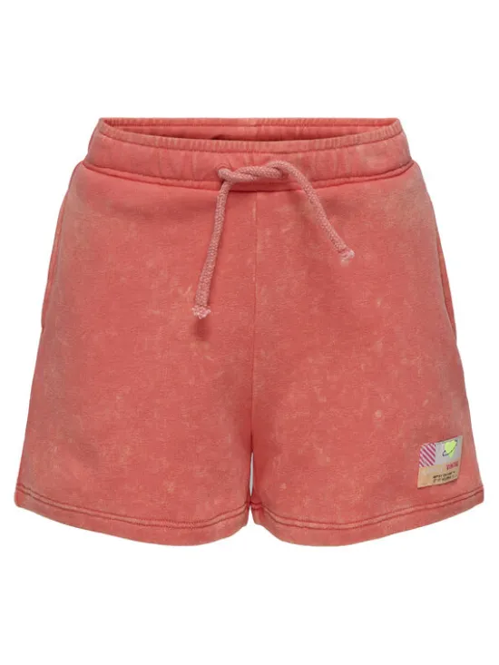Kids ONLY Szorty sportowe Minna 15347958 Pomarańczowy Regular Fit