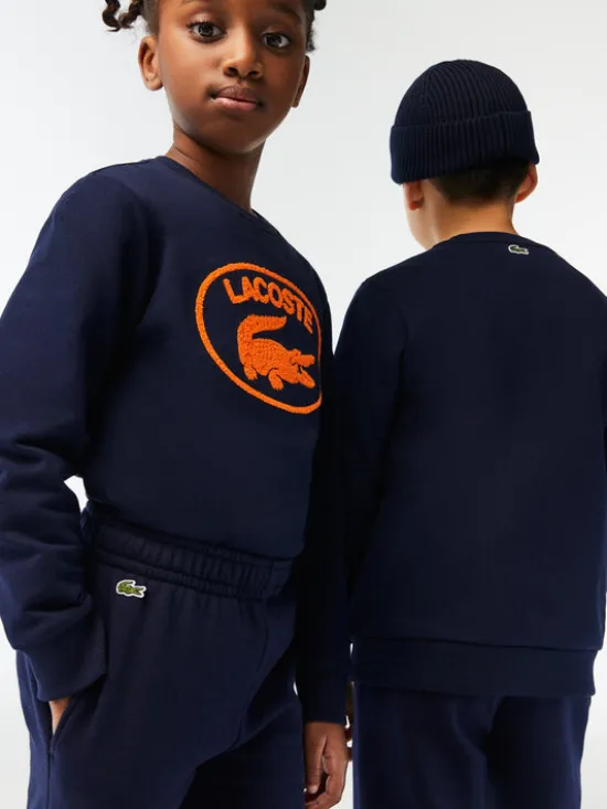 Lacoste Spodnie dresowe XJ9728 Granatowy Regular Fit