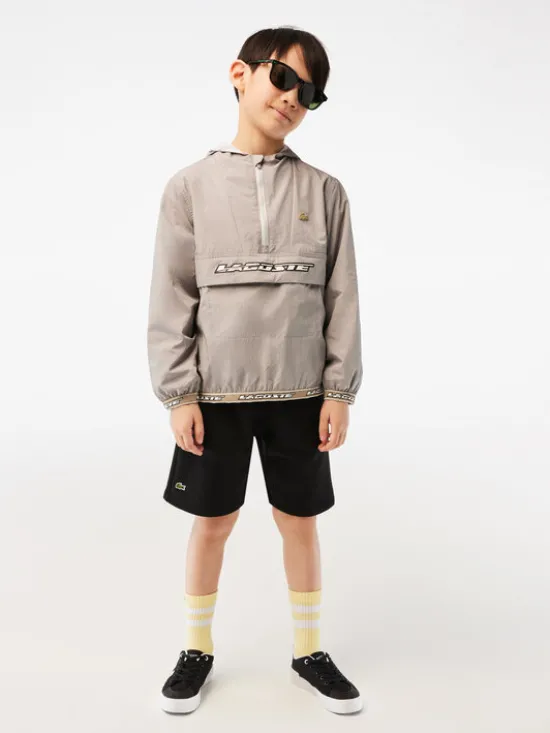 Lacoste Szorty sportowe GJ9733 Czarny Regular Fit