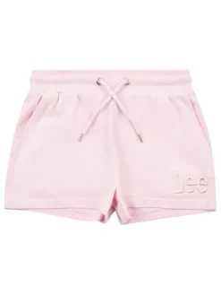 Lee Szorty materiałowe Acid Wash LEG5094 Różowy Regular Fit