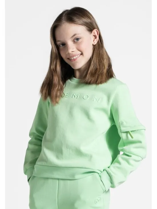 Lemon Explore Bluza WL5132101ACG-030 Żółty Regular Fit