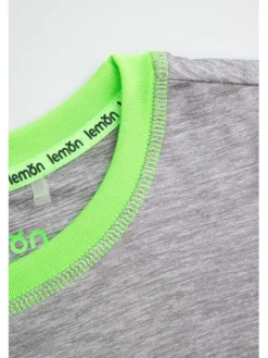 Lemon Explore Koszulka techniczna WL6143204ACB-019 Szary Regular Fit