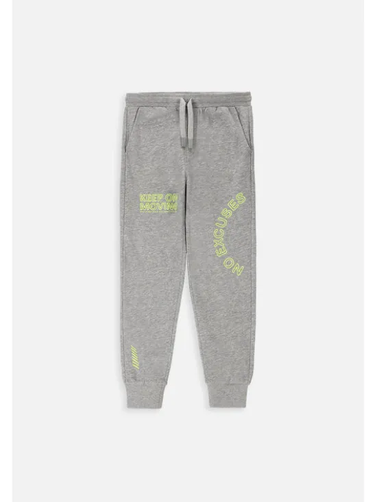 Lemon Explore Spodnie dresowe WL4120107CWB-019 Szary Regular Fit