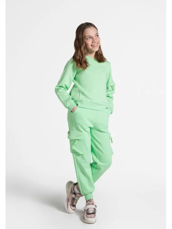 Lemon Explore Spodnie dresowe WL5120102ACG-030 Żółty Regular Fit