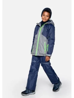 Lemon Explore Spodnie narciarskie ZL3119203OSB-015 Granatowy Regular Fit