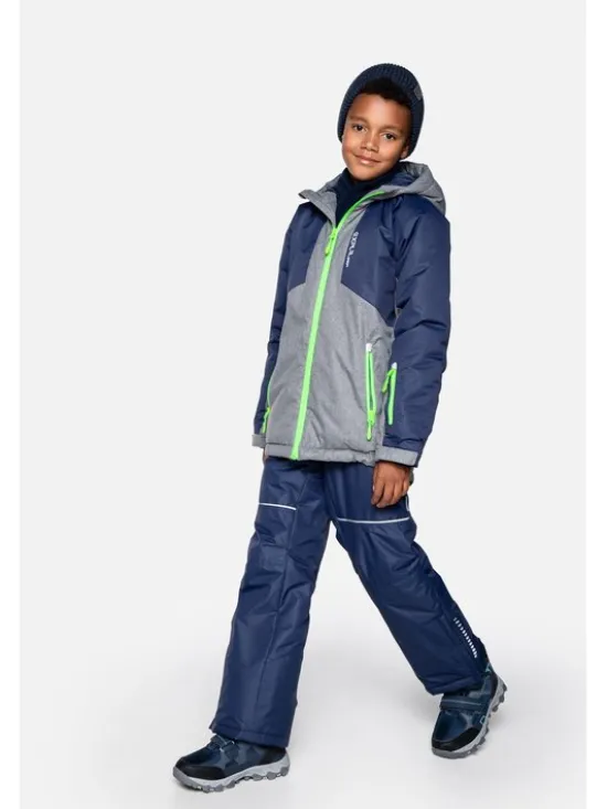 Lemon Explore Spodnie narciarskie ZL3119203OSB-015 Granatowy Regular Fit