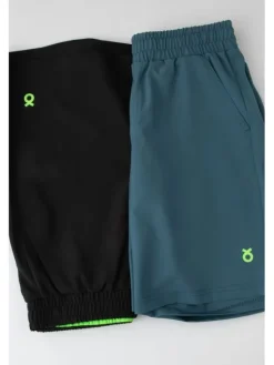 Lemon Explore Szorty materiałowe WL6119501ACB-011 Zielony Regular Fit