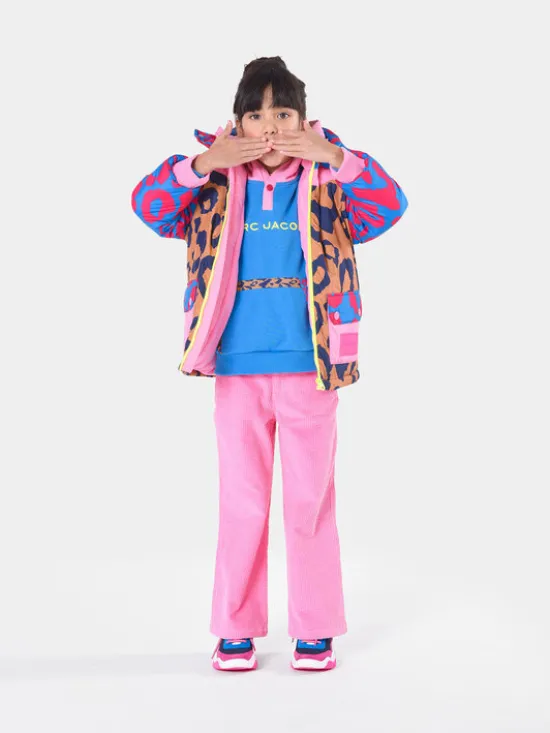 Marc Jacobs Spodnie materiałowe W14333 Różowy Flare Fit