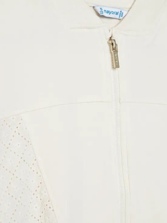 Mayoral Bluza 3456 Beżowy Relaxed Fit