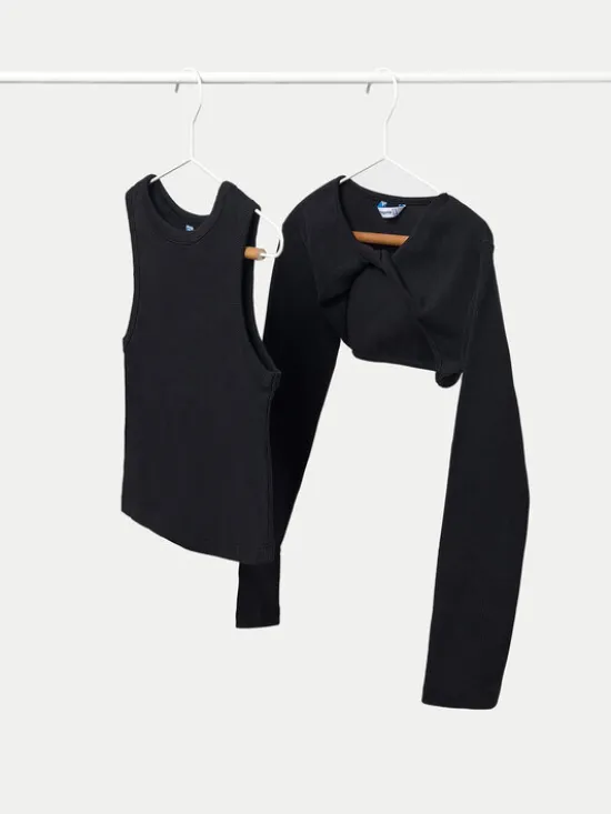Mayoral Bluzka 6150 Czarny Regular Fit