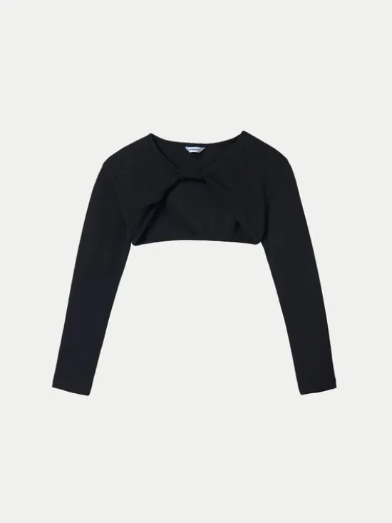 Mayoral Bluzka 6150 Czarny Regular Fit