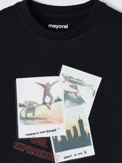 Mayoral Bluzka 4022 Czarny Regular Fit