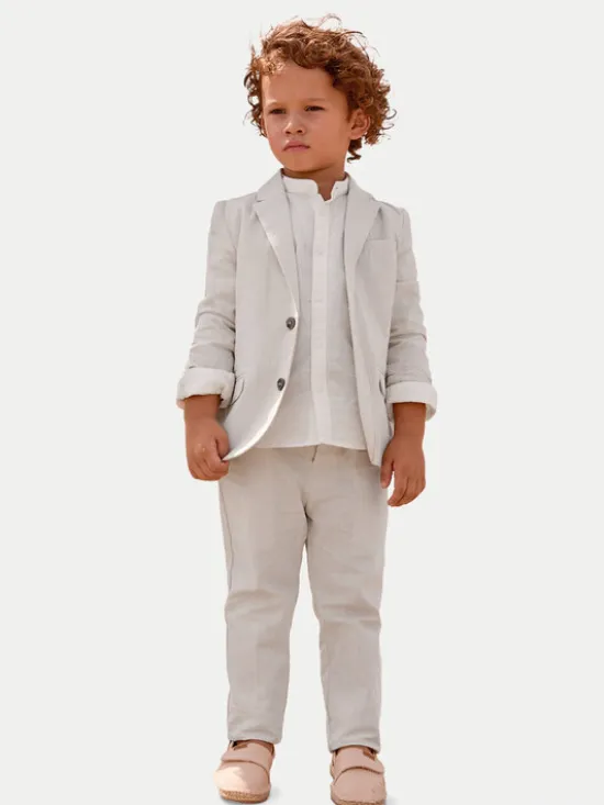 Mayoral Chinosy 3574 Beżowy Regular Fit