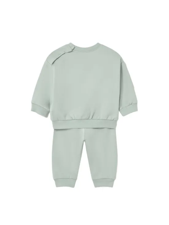 Mayoral Dres 1898 Zielony Regular Fit