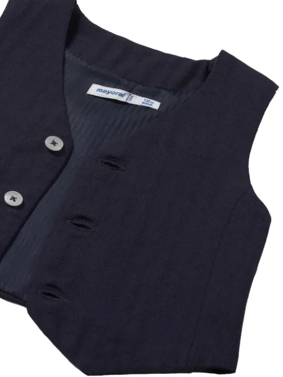 Mayoral Kamizelka 1303 Granatowy Regular Fit