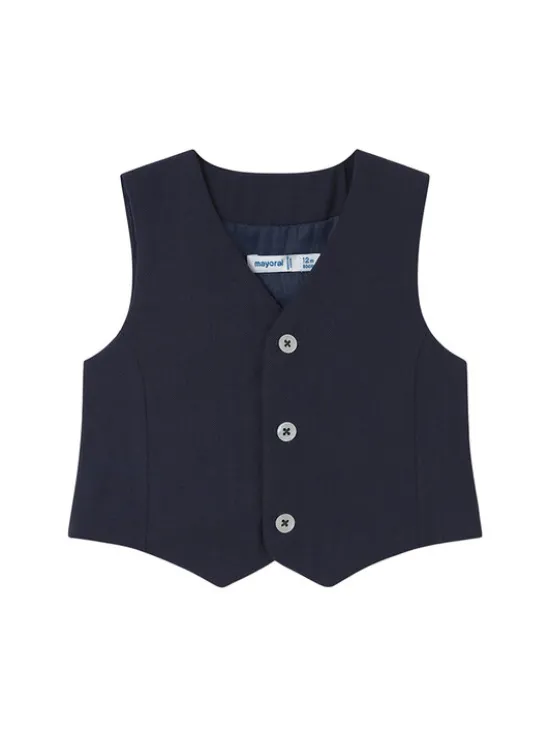 Mayoral Kamizelka 1303 Granatowy Regular Fit