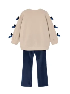 Mayoral Komplet bluza i legginsy 4725 Beżowy Regular Fit