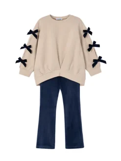 Mayoral Komplet bluza i legginsy 4725 Beżowy Regular Fit