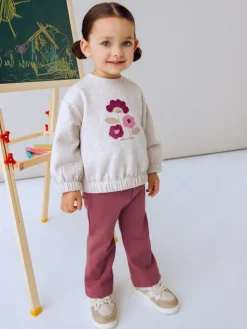Mayoral Komplet bluza i legginsy 2740 Beżowy Regular Fit