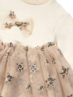 Mayoral Komplet bluza i spódniczka 2834 Beżowy Regular Fit