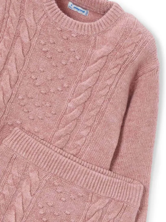 Mayoral Komplet dziecięcy 4934 Różowy Regular Fit