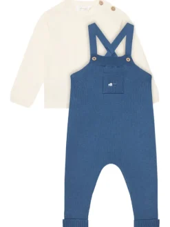 Mayoral Komplet sweter i spodnie materiałowe 2646 Niebieski Regular Fit
