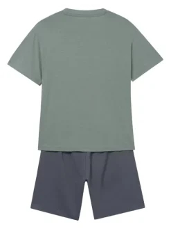 Mayoral Komplet t-shirt i spodenki 6690 Kolorowy Regular Fit