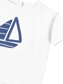 Mayoral Komplet t-shirt i spodenki 1666 Niebieski Regular Fit