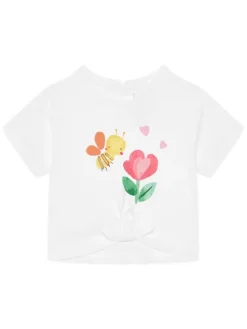 Mayoral Komplet 2 t-shirtów i spodenek 1206 Różowy Regular Fit