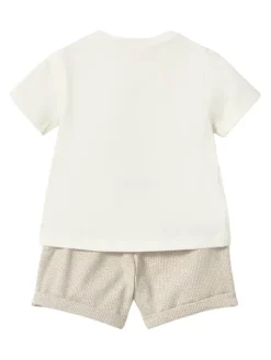 Mayoral Komplet 2 t-shirtów i spodenek 1652 Kolorowy Regular Fit