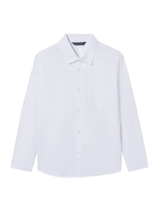 Mayoral Koszula 6174 Biały Regular Fit