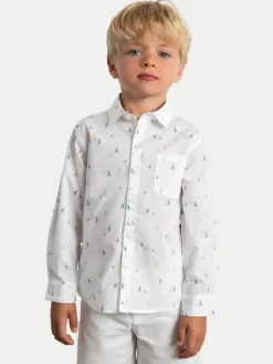 Mayoral Koszula 3119 Biały Regular Fit