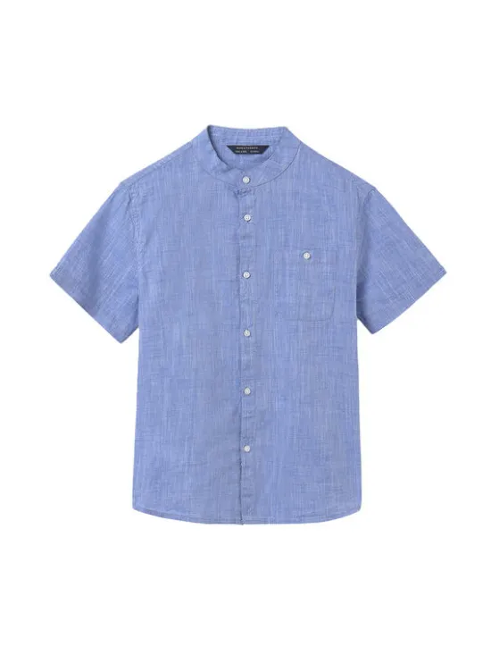 Mayoral Koszula 6137 Niebieski Regular Fit