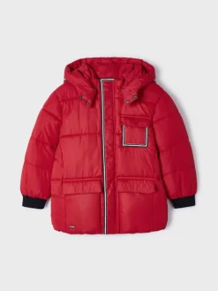 Mayoral Kurtka zimowa 4.438 Czerwony Regular Fit