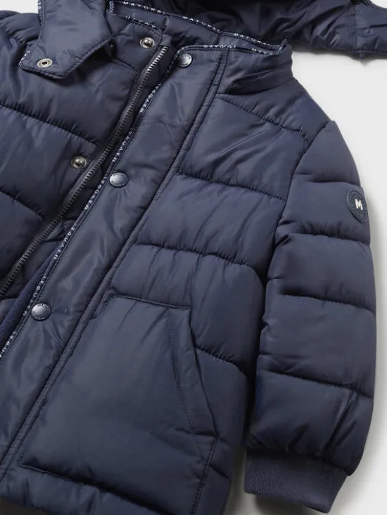 Mayoral Kurtka zimowa 2.438 Granatowy Regular Fit