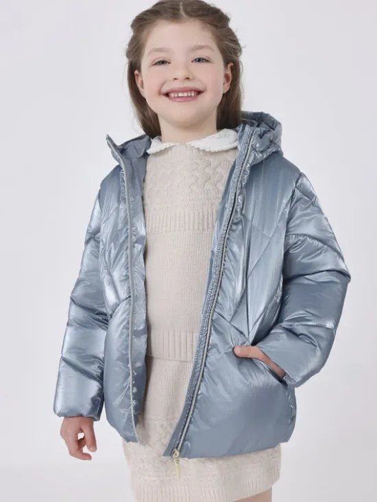 Mayoral Kurtka zimowa 4.410 Niebieski Regular Fit