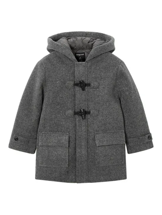 Mayoral Płaszcz zimowy 4423 Szary Regular Fit