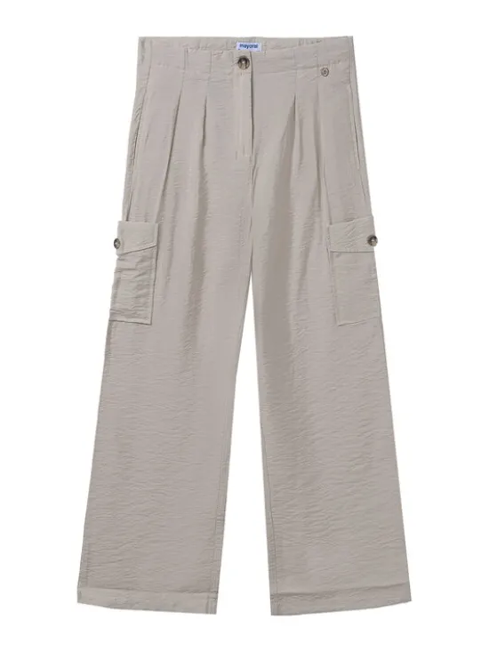 Mayoral Spodnie materiałowe 6536 Beżowy Relaxed Fit