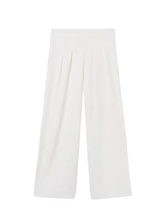 Mayoral Spodnie materiałowe 6548 Écru Regular Fit