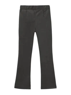 Mayoral Spodnie z imitacji skóry 7757 Czarny Regular Fit