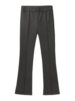 Mayoral Spodnie z imitacji skóry 7757 Czarny Regular Fit