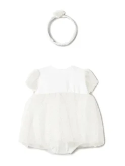 Mayoral Sukienka elegancka 1659 Beżowy Regular Fit