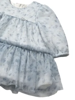 Mayoral Sukienka elegancka 2817 Niebieski Regular Fit