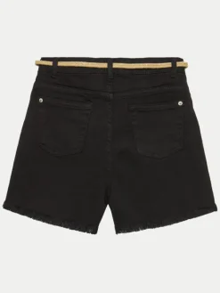 Mayoral Szorty jeansowe 275 Czarny Regular Fit