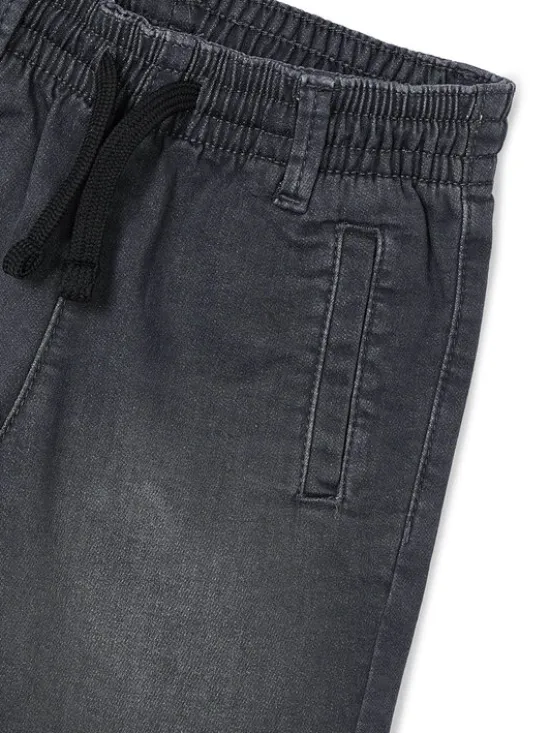 Mayoral Szorty jeansowe 3222 Czarny Regular Fit